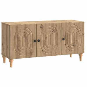 vidaXL Meuble TV 99 x 34 5 x 50 cm Chêne artisanal Bois d'ingénierie