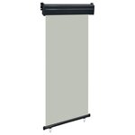 vidaXL Auvent latéral de balcon 85x250 cm Gris