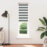 vidaXL Store zèbre gris foncé largeur du tissu 60 9 cm polyester