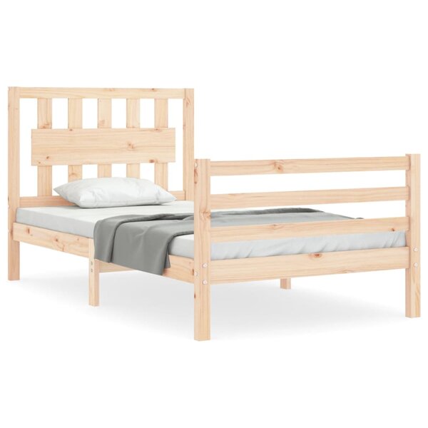 vidaXL Cadre de lit sans matelas bois massif