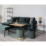 House Nordic Table latérale Avery Chêne et noir