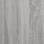 vidaXL Table de chevet murale Sonoma gris 50x30x47 cm
