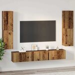 vidaXL Ensemble meuble TV 7 Pièces Bois ancien 60 x 30 x 30 cm