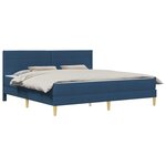 vidaXL Cadre de lit 200 x 200 cm Bleu