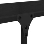 vidaXL Étagère Chêne noir 100 x 32 x 170 cm Bois d'ingénierie