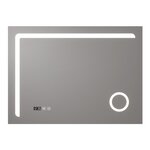 Miroir décoration moderne design LED pour salle de bain 70 x 100 cm argent 03_0010157