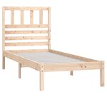 vidaXL Cadre de lit sans matelas bois de pin massif 90x200 cm