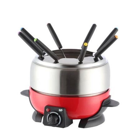 CONTINENTAL EDISON FD6RIX Appareil a fondue - Rouge