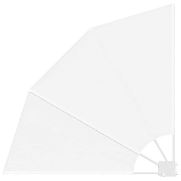 vidaXL Écran de confidentialité pour balcon Blanc 115 x 115 cm tissu