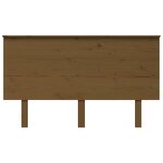 vidaXL Tête de lit Marron miel 139x6x82 5 cm Bois massif de pin