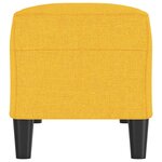vidaXL Banc Jaune clair 100x35x41 cm Tissu