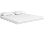 Ensemble drap housse 180 x 200 et Taie d'oreiller - Blanc