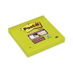 Lot de 6 Blocs Znotes SUPER STICKY VITAMINE 90 feuilles 76X76mm POST-IT