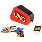 Mattel GXY75 - Uno extreme Jeu de société et de cartes avec distributeur aléatoire sonore et lumineux