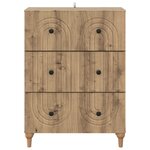 vidaXL Armoire à tiroirs Chêne artisanal 66 x 34 5 x 90 cm