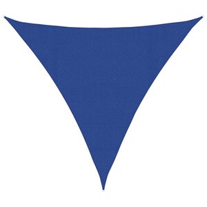 vidaXL Voile d'ombrage 160 g/m² triangulaire bleu 4 5x4 5x4 5 m PEHD