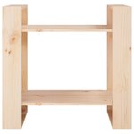vidaXL Bibliothèque/Séparateur de pièce 60x35x57 cm Pin massif