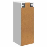 vidaXL Armoire Murale Blanc brillant 33 x 34 5 x 94 cm