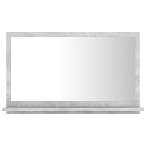 Miroir de salle de bain 60 x 10 5 x 37 cm aggloméré gris 02_0006943