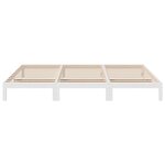 VidaXL Cadre de lit familial sans matelas blanc 240x200 cm