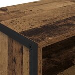 vidaXL Meuble TV Bois Ancien 100 x 36 5 x 30 5 cm Bois d'ingénierie