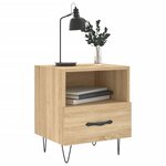 vidaXL Tables de chevet 2 Pièces chêne sonoma 40x35x47 5 cm