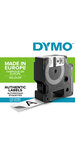 DYMO Rhino - Étiquettes Industrielles Polyester Permanent 24mm x 5.5m - Noir sur Blanc