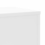 vidaXL Supports pour plantes 2 Pièces blanc 30x30x50 cm bois d'ingénierie