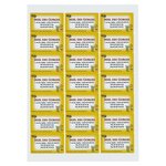 Étiquette mini-format raja 52 5x29 7 mm (lot de 4000)