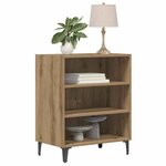 vidaXL Buffet chêne artisanal 57x35x70 cm bois d'ingénierie