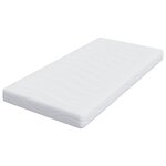 vidaXL Matelas Blanc 120 x 200 cm Mousse