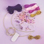 make it real Capteur de rêves avec lumières 130 Pièces Lunar