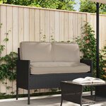 vidaXL Set de coussins de palette 3 Pièces Taupe 120 x 60 x 12 cm