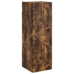 vidaXL Cabinet de Salle de Bain Mural Chêne fumé 33 x 34 5 x 100 cm
