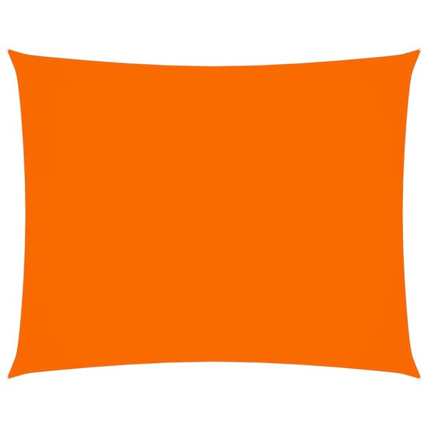 135700 vidaXL Sunshade Sail Oxford Fabric Rectangular 2 5x3 m Orange
