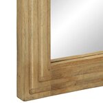 vidaXL Miroir salle de bain marron 50x70x2 5 cm bois de manguier