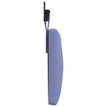 vidaXL Tête de lit suspendue Bleu denim Tissu