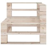 Vidaxl salon de jardin palette 5 pièces bois de pin