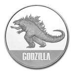 Monnaie de 1 Oz - Godzilla - Argent BU 2021