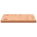 vidaXL Dessus de bureau 80x40x2 5 cm bois massif de hêtre