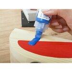 Marqueur acryl 3d dble pointe 5400 marron chocolat 2-3 mm  5-10 mm x 5 EDDING