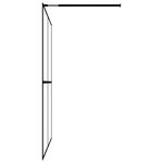 vidaXL Écran de douche Verre trempé dépoli 100x195 cm