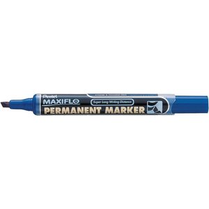 Marqueur permanent maxiflo nlf60 bleu x 12 pentel