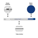 Recharge pour stylo 'Goliath' Pointe Moyenne Bleu CARAN D'ACHE