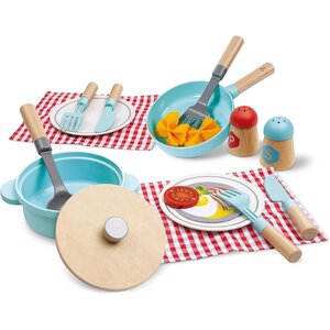 Hape E3208 - Set de cuisine et service