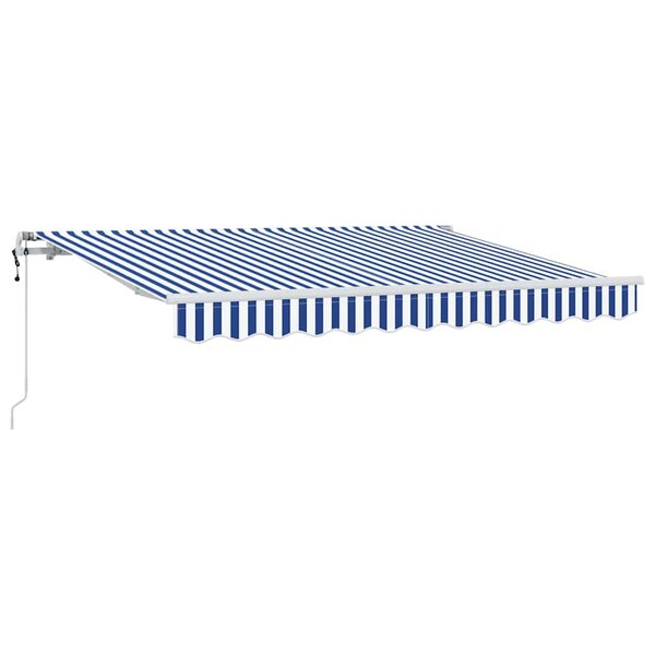vidaXL Auvent Rétractable Bleu 300 x 200 cm tissu