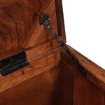 vidaXL Boîte de Rangement Multicolore bois de récupération massif