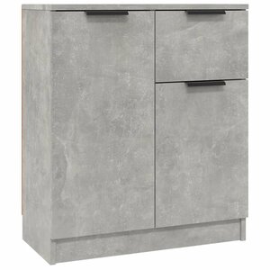 vidaXL Buffet Gris béton 60x30x70 cm Bois d'ingénierie