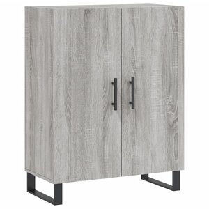 vidaXL Buffet sonoma gris 69 5x34x90 cm bois d'ingénierie
