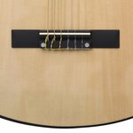 vidaXL Guitare classique avec sac pour débutants 4/4 39"